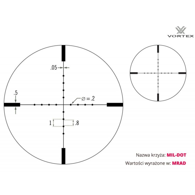 Luneta celownicza Vortex Viper 6.5-20x50 30 mm AO BDC_MILDOT 186-028 SKLEP BAZANT 4.JPG