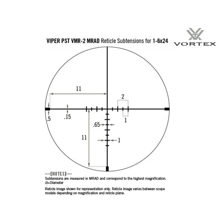 Luneta celownicza Vortex Viper PST II 1-6x24 30 mm VMR-2 186-199 SKLEP BAZANT 4.JPG