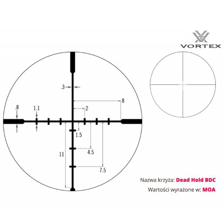 Luneta celownicza Vortex Crossfire II 3-9x40 1'' BDC_V-plex 186-113 SKLEP BAZANT 3.JPG