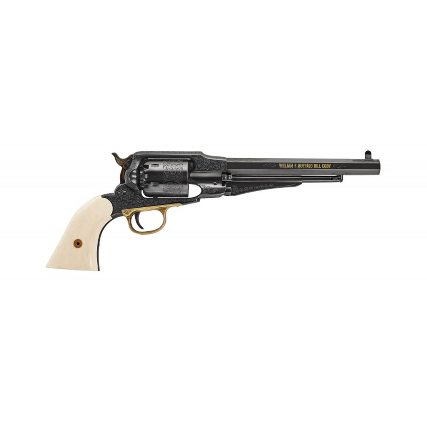 REWOLWER UBERTI 1858 NEW IMPROVED ARMY 8 CALI BUFFALO BILL KAL .44 SKLEP BAZANT1.jpg