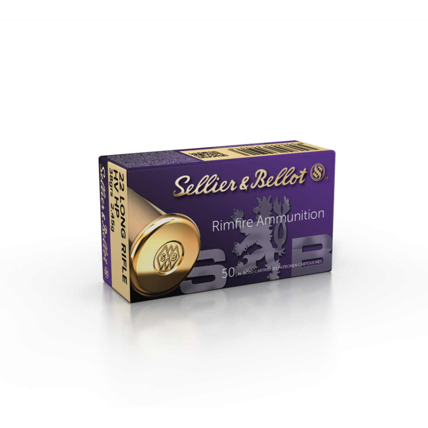 AMUNICJA S&amp;B 22 LONG RIFLE HV HP 2,45G (50SZT) (V355017) SKLEP BAŻANT.jpg