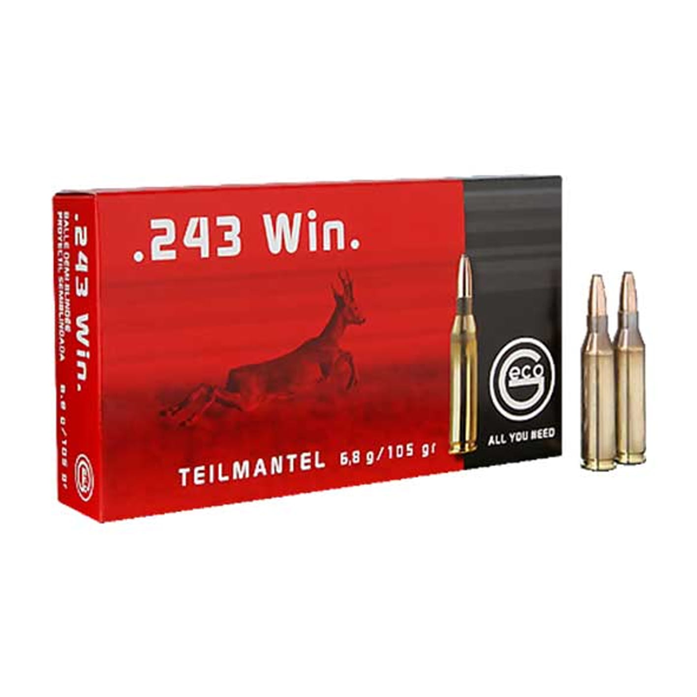 AMUNICJA GECO 243WIN TEILMANTEL 6,8G_105 GR (50SZT) (2123401) SKLEP BAŻANT.jpg